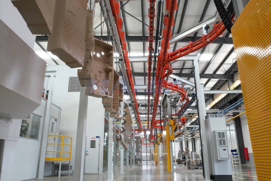 海佳智能?chē)娡寇?chē)間